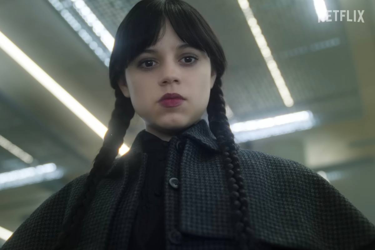 Jenna Ortega nei panni di Mercoledì