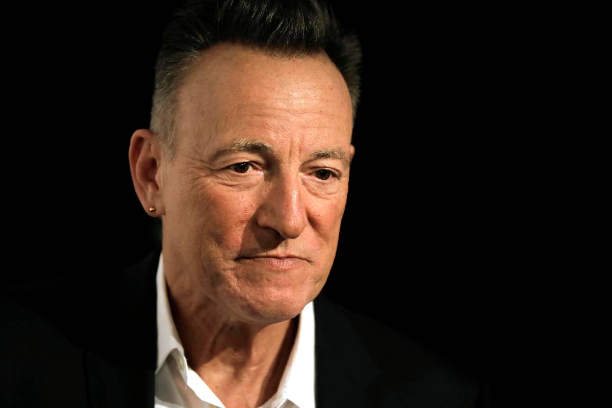 Primo piano di Bruce Springsteen
