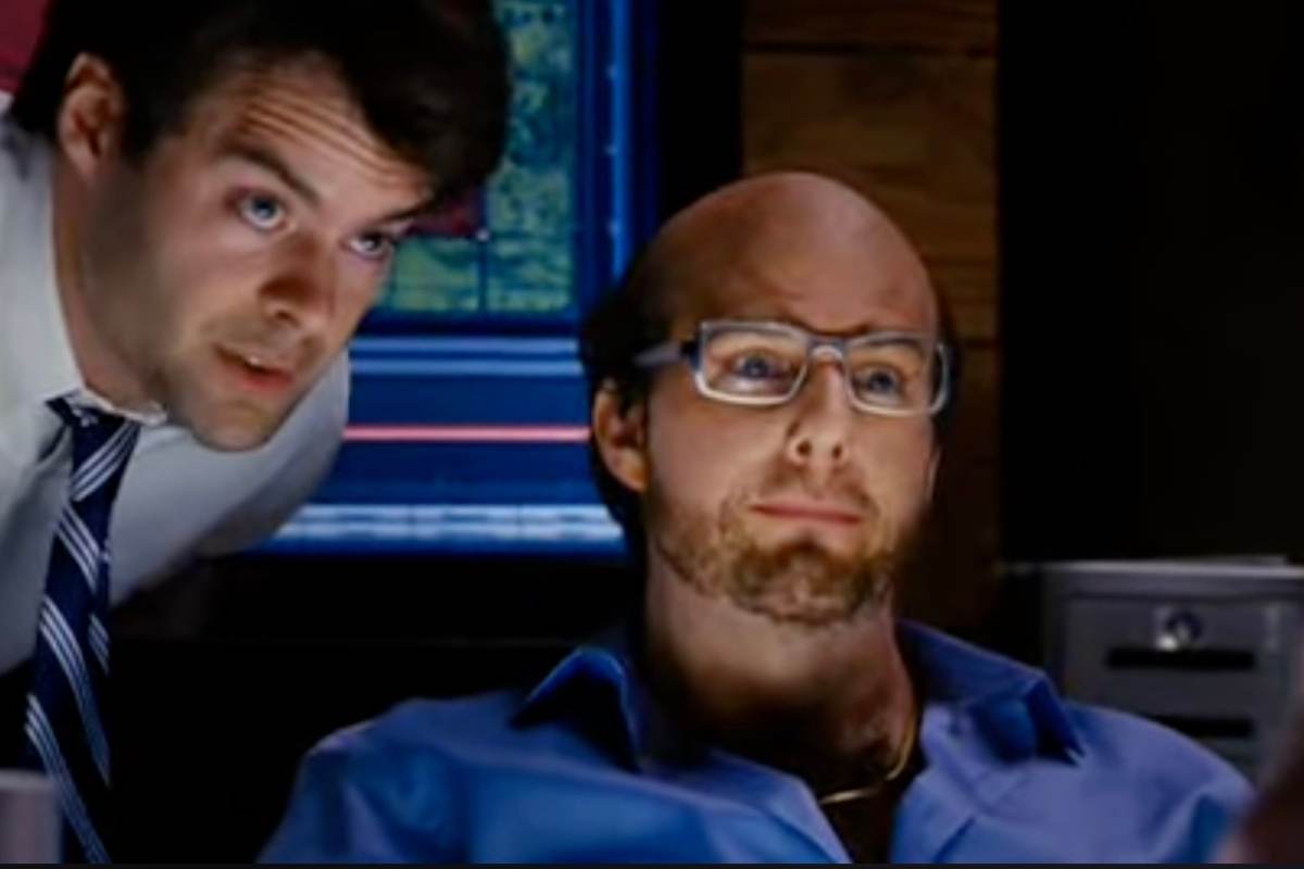 Tom Cruise in una scena del film Tropic Thunder