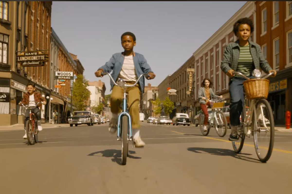 Bambini in bicicletta