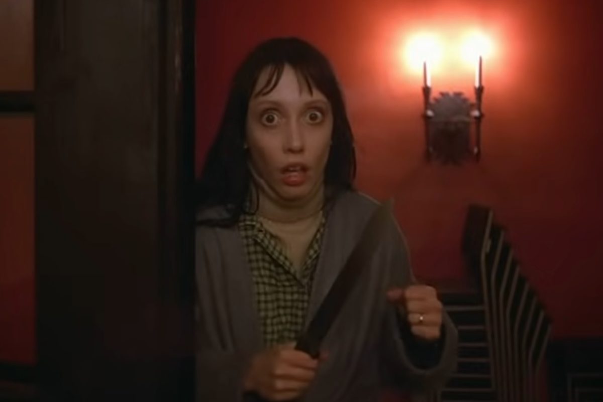 Shelley Duvall in una scena del film Shining