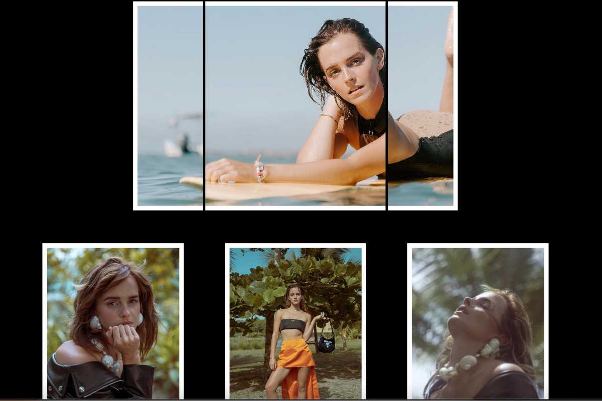 Il profilo IG di Emma Watson mostra le sue foto disposte in modo artistico