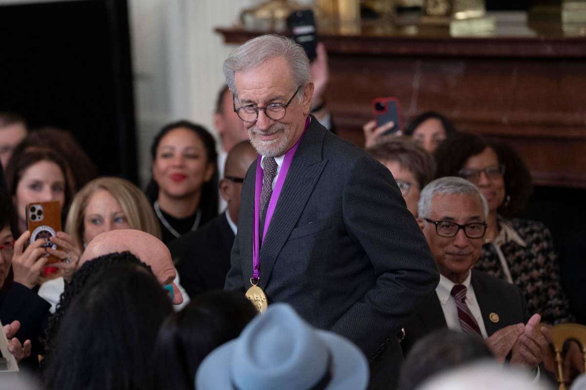 Steven Spielberg tra a folla