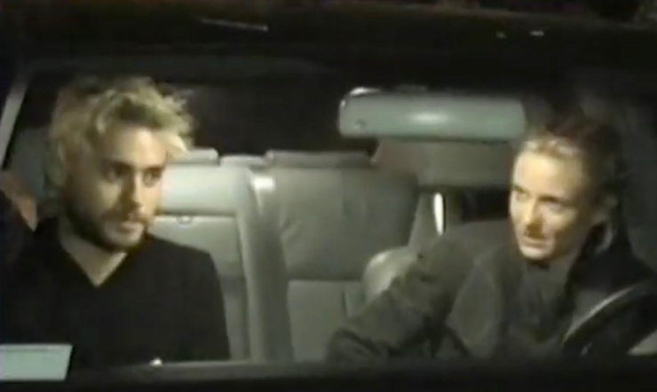 Jared Leto e Cameron Diaz in macchina