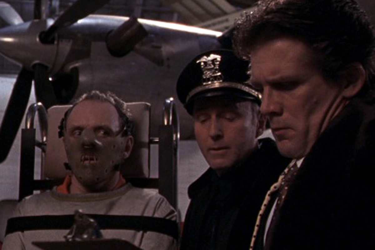 Una scena del film Il silenzio degli innocenti
