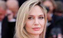 Primo piano di Angelina Jolie