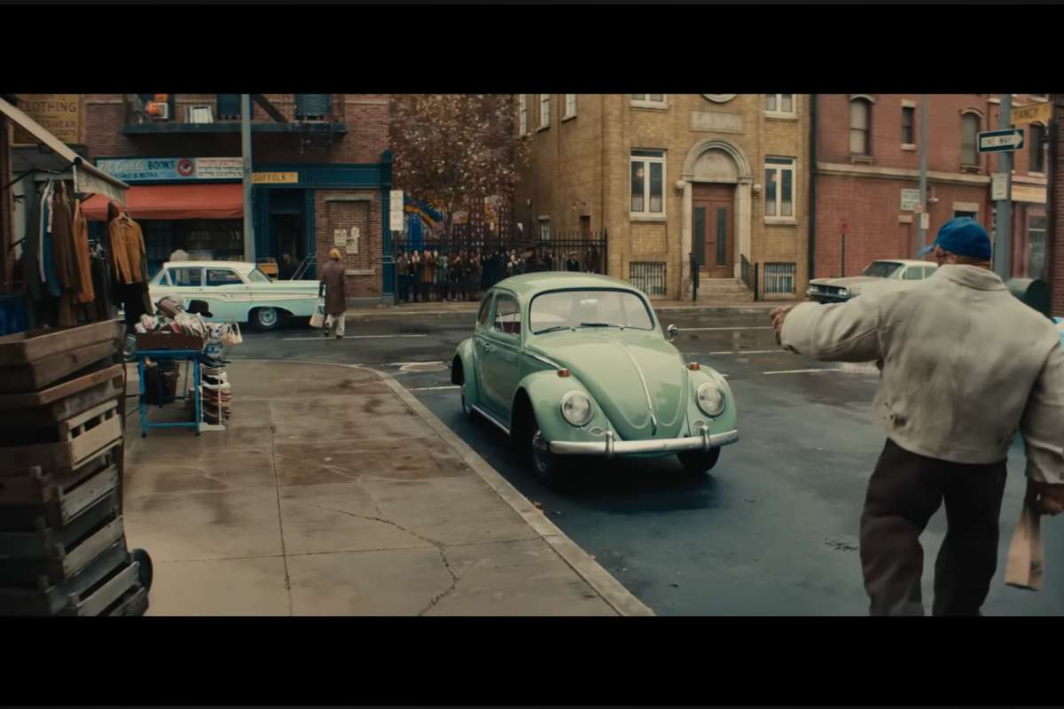 Un auto maggiolone nel film I Fantastici Quattro