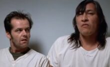 Jack Nicholson e Will Sampson in una scena di Qualcuno volo' sul nido del cuculo