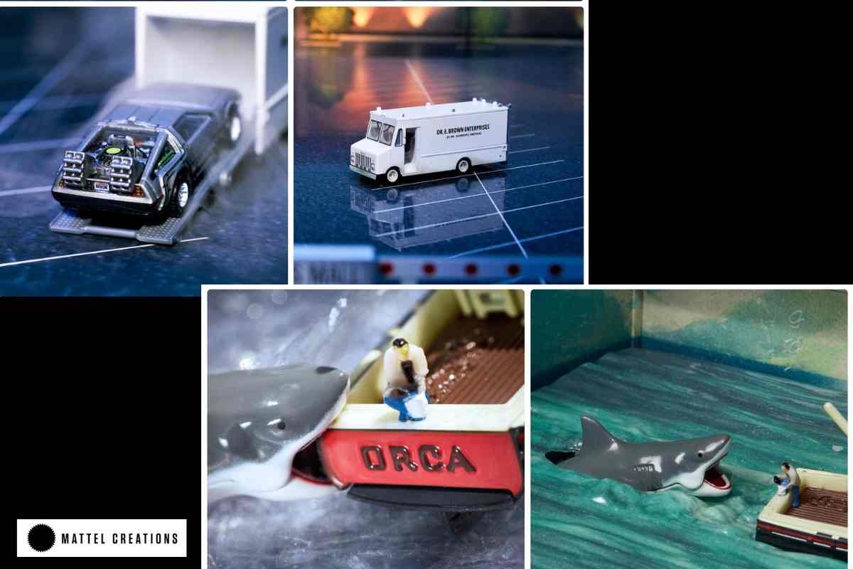 I due set Mattel de Lo squalo e Ritorno al futuro