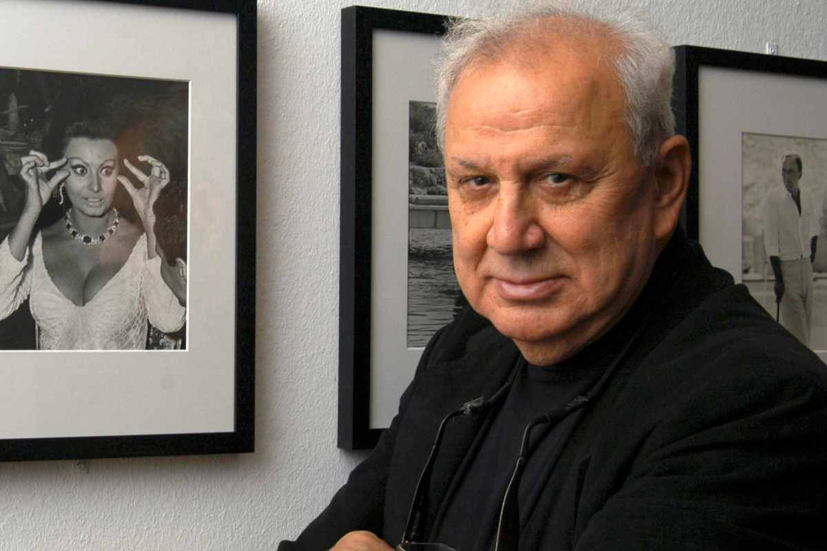 Ron Galella ad una sua mostra fotografica