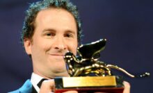 Darren Aronofsky con il leone d'oro