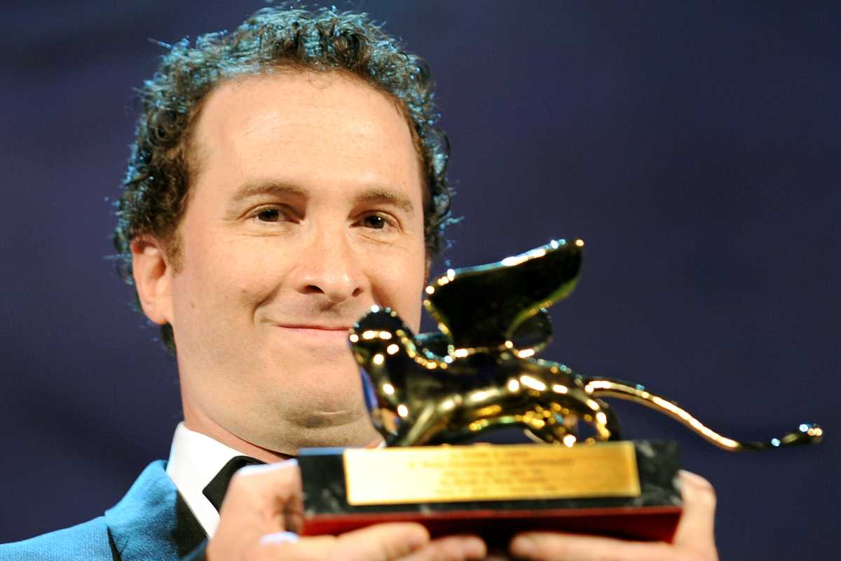 Darren Aronofsky con il leone d'oro