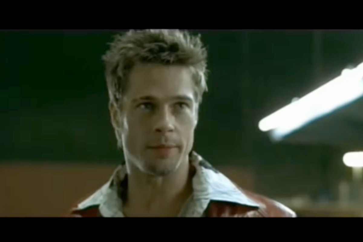 Brad Pitt in Fight club