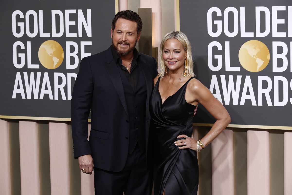 Cole Hauser con Cynthia Daniel sul red carpet dei Golden Globe
