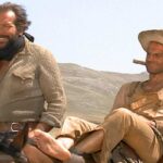 Bud Spencer e Terence Hill a cavallo