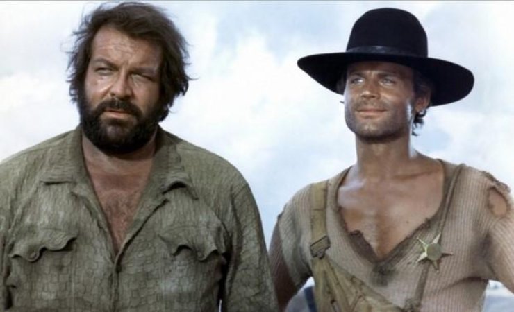 Bud Spencer insieme a Terence Hill