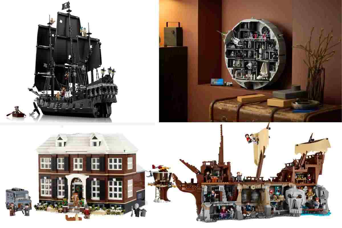 Quattro set Lego dei film