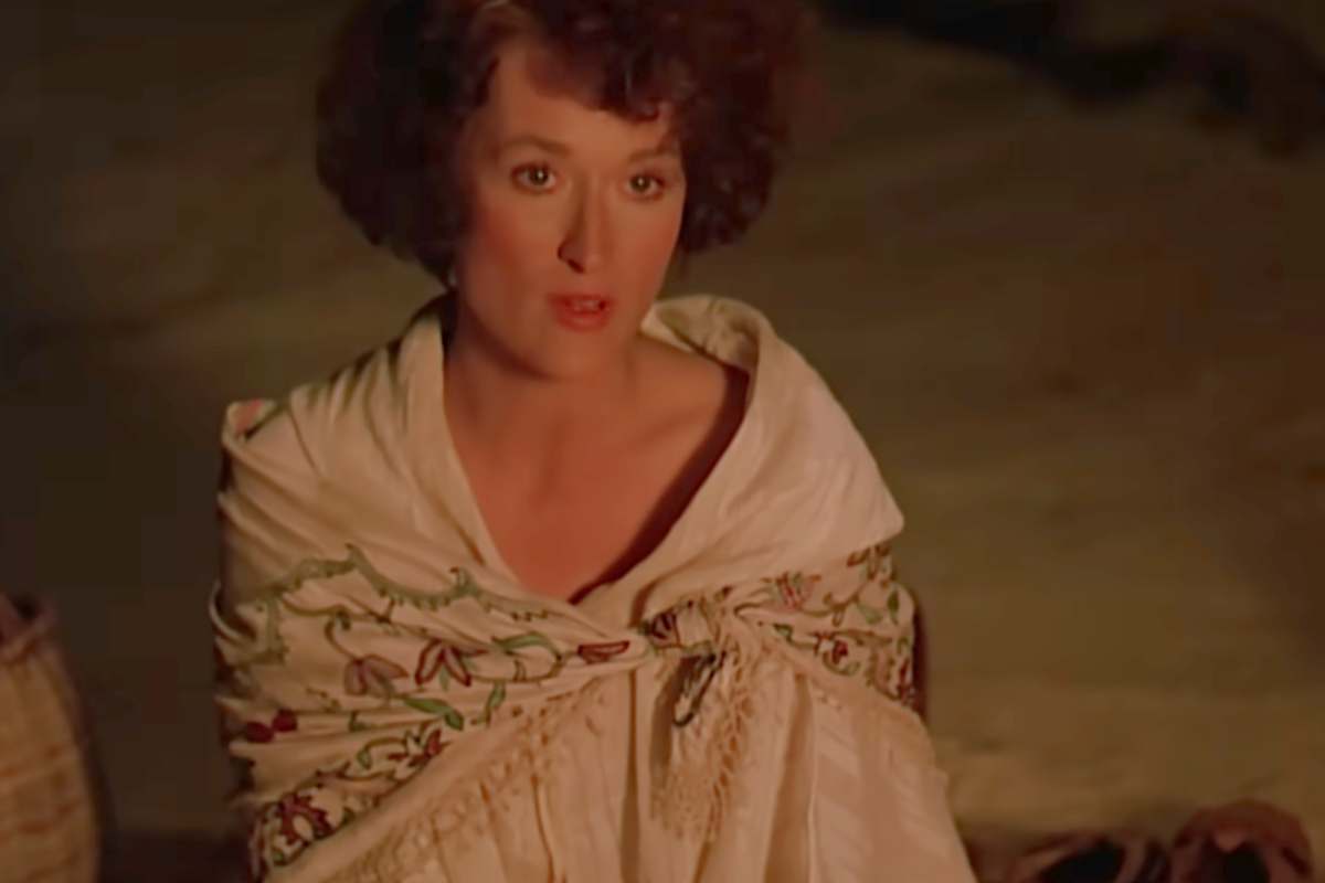 Meryl Streep in una scena del film La mia Africa 