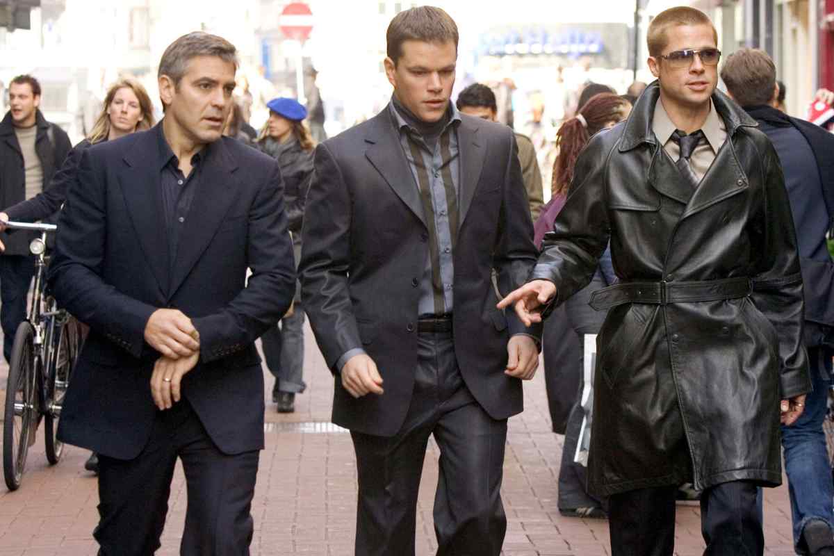 George Clooney Matt Damon e Brad Pitt