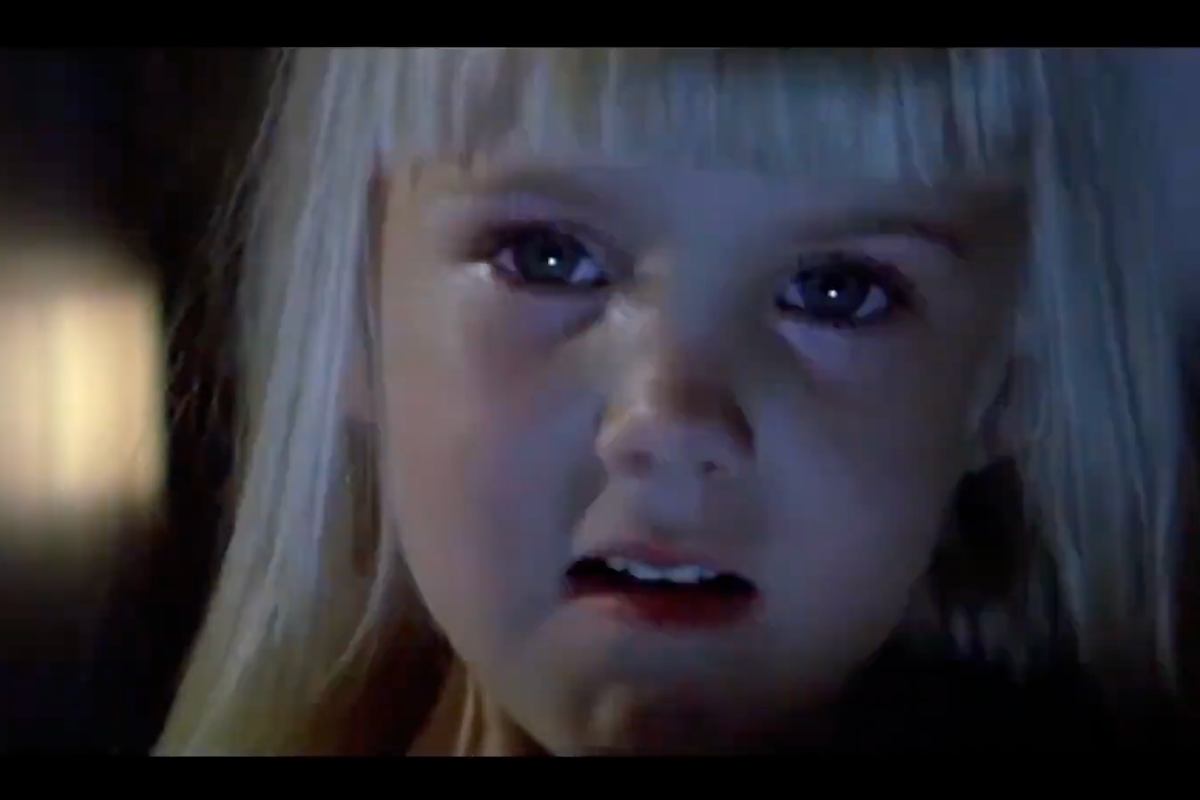 Heather O'Rourke in una scena del film