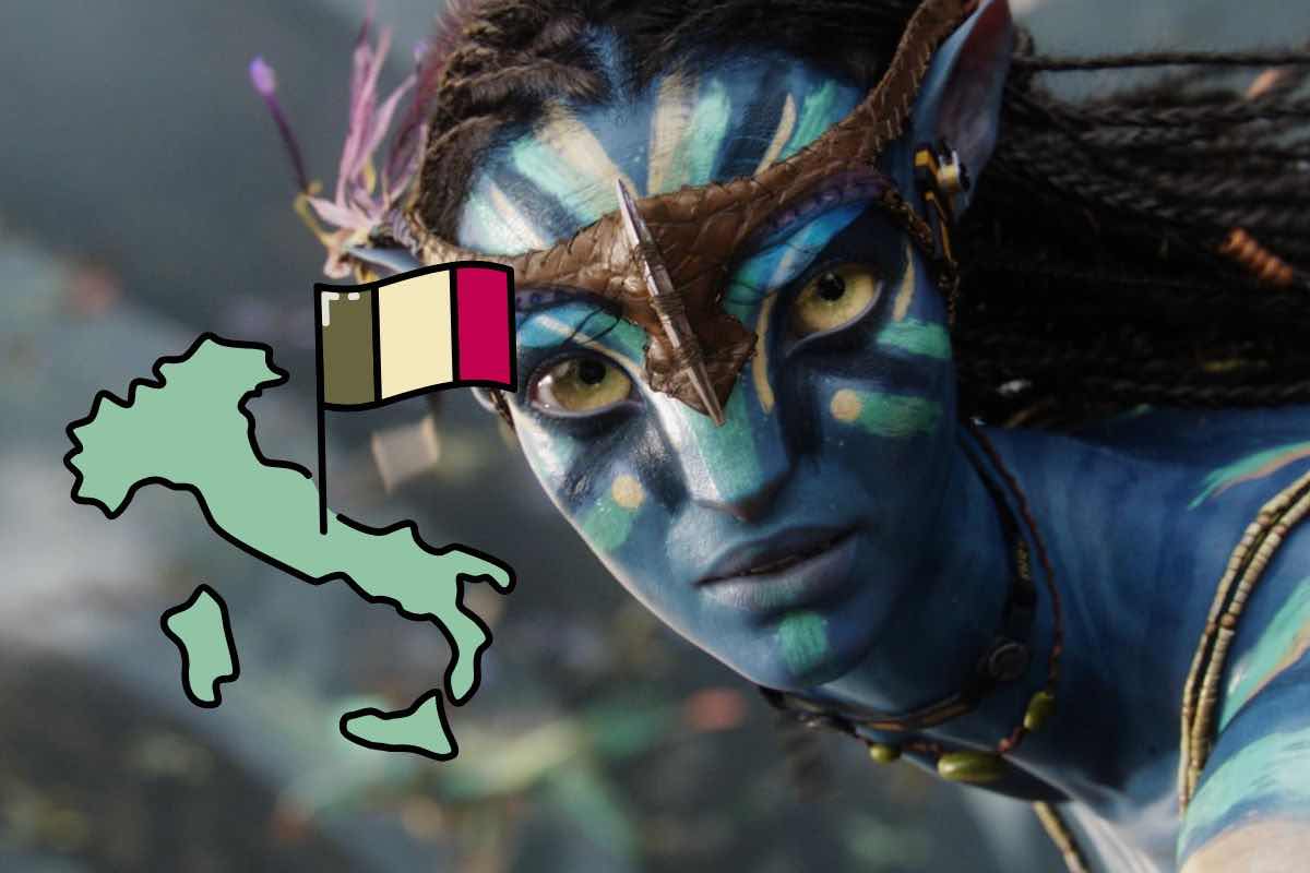 Avatar fotogramma e grafica Italia