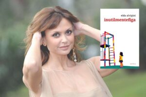 elda alvigini e copertina del libro