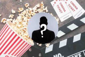 Pop corn, biglietti cinema, take e immagine in incognita