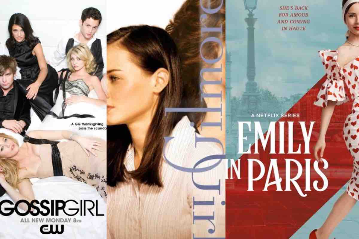Poster Gossip Girl, Gilmore Girls e Emily in Paris
