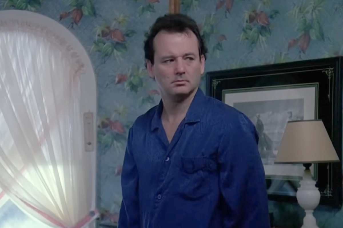 Bill Murray in una scena di Ricomincio da capo