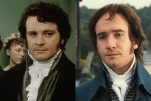 Colin Firth e Matthew Macfadyen nei panni di Darcy