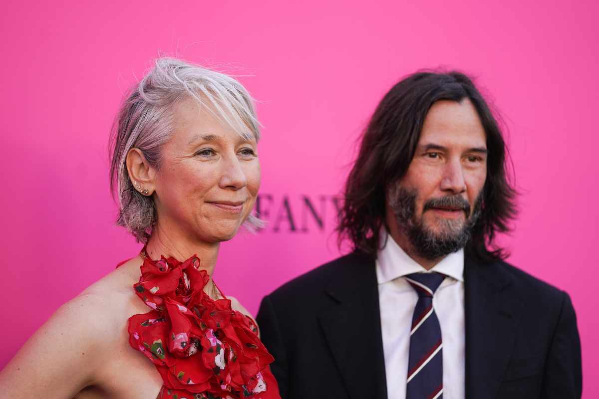 Keanu Reeves con la moglie Alexandra Grant