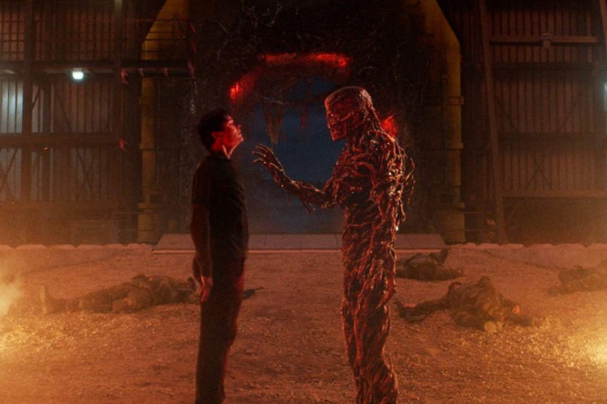 Vecna che paralizza Will in una scena di Stranger Things