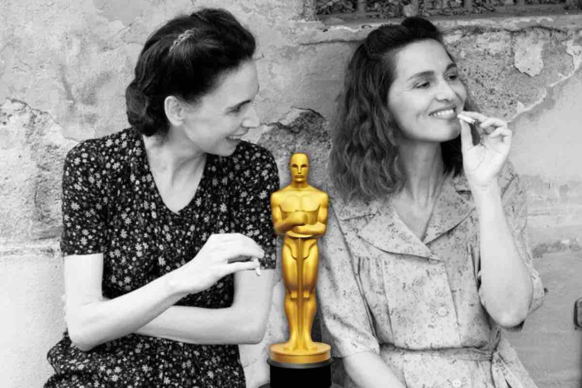 C'è ancora domani fotogramma e statua Oscar