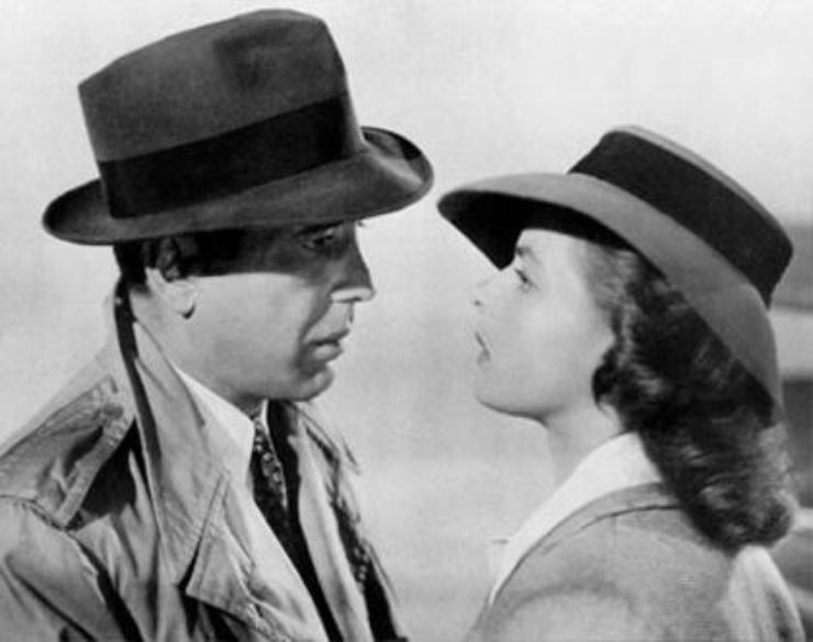 Humprey Bogart e Ingrid Bergman in una scena di 'Casablanca'