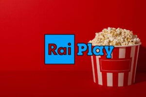 Pop corn e logo Rai Play