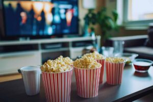 Pop corn e TV
