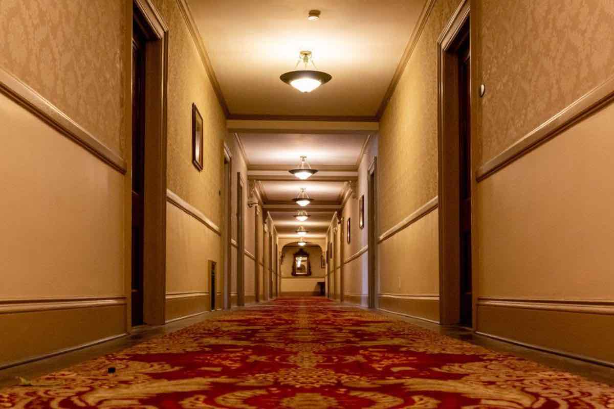 Interno dell'Hotel Stanley in Colorado