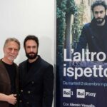 Alessio Vassallo e Cesare Bocci alla premier de l'Altro Ispettore
