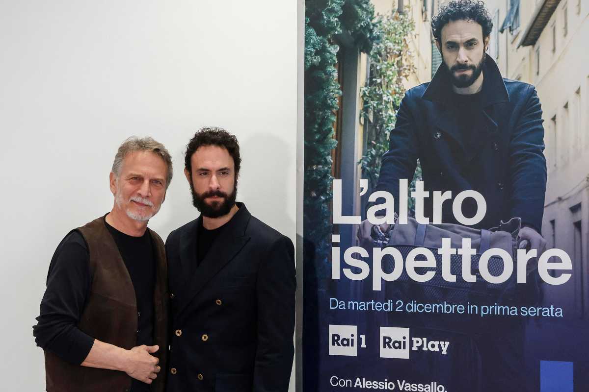Alessio Vassallo e Cesare Bocci alla premier de l'Altro Ispettore