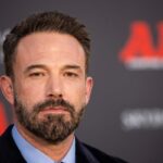 Ben Affleck in posa per i fotografi