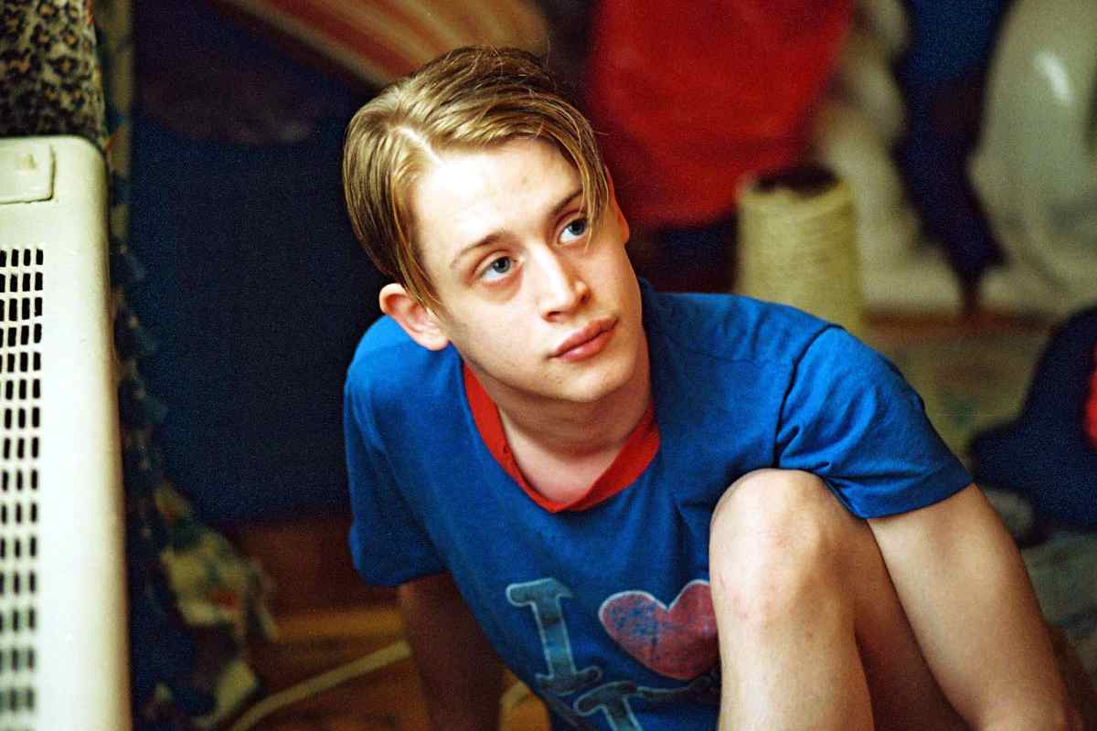 Macaulay Culkin da bambino in una scena tratta da un film