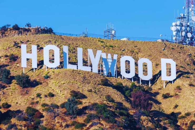 La scritta Hollywood