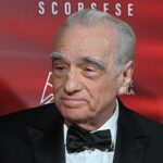 Primo piano del regista Martin Scorsese