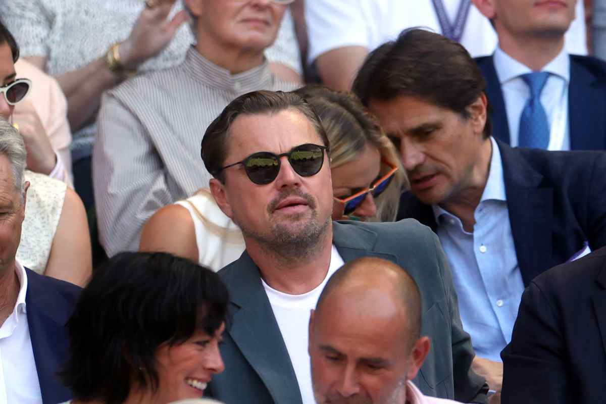 Leonardo DiCaprio in mezzo al pubblico