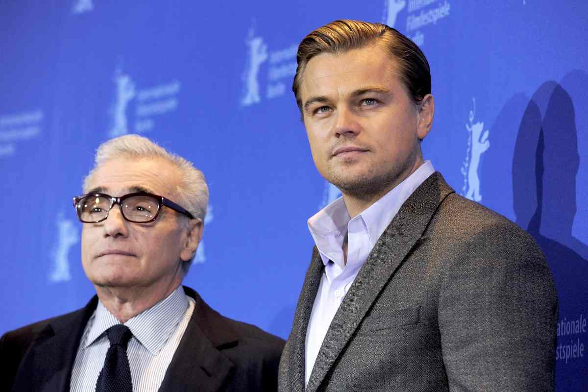 Leonardo DiCaprio e Martin Scorsese posano per i fotografi