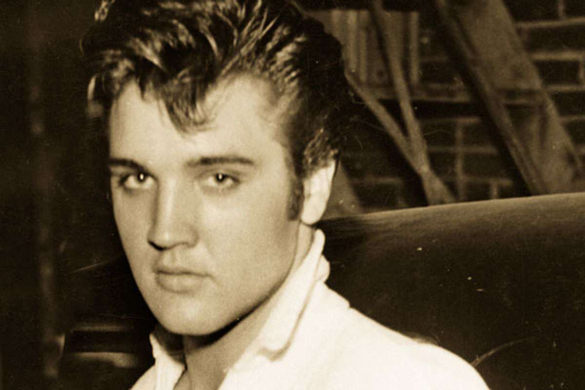 Primo piano di Elvis Presley