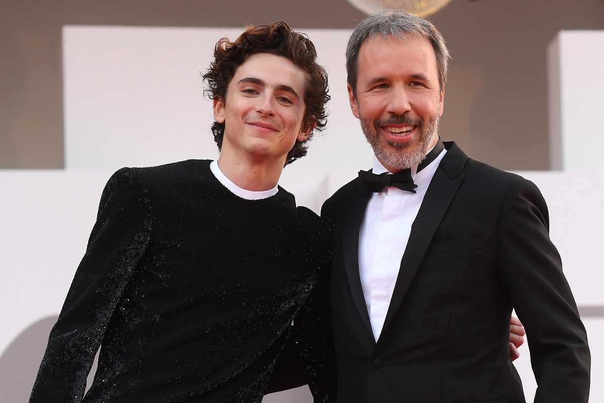 Denis Villeneuve e Timothee Chalamet alla prima di 'Dune' alla 78th edizione del Festival di Venezia 