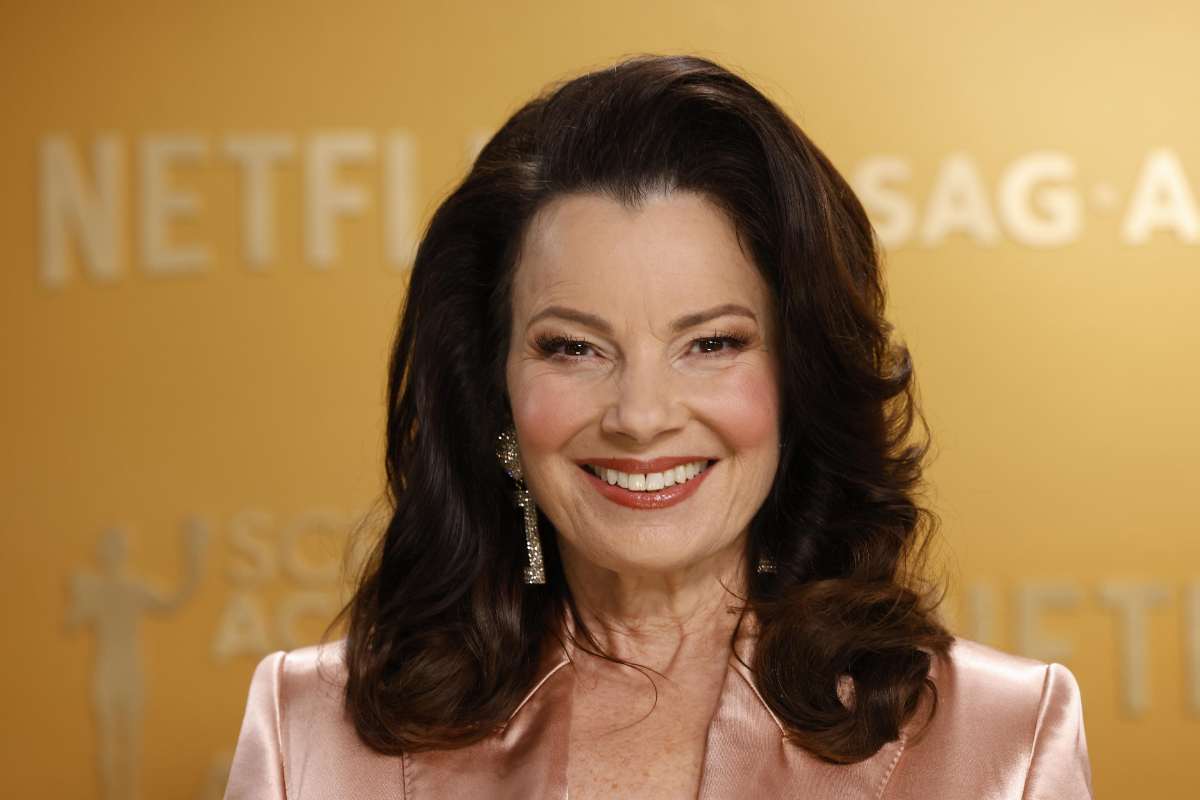 Primo piano di Fran Drescher sorridente