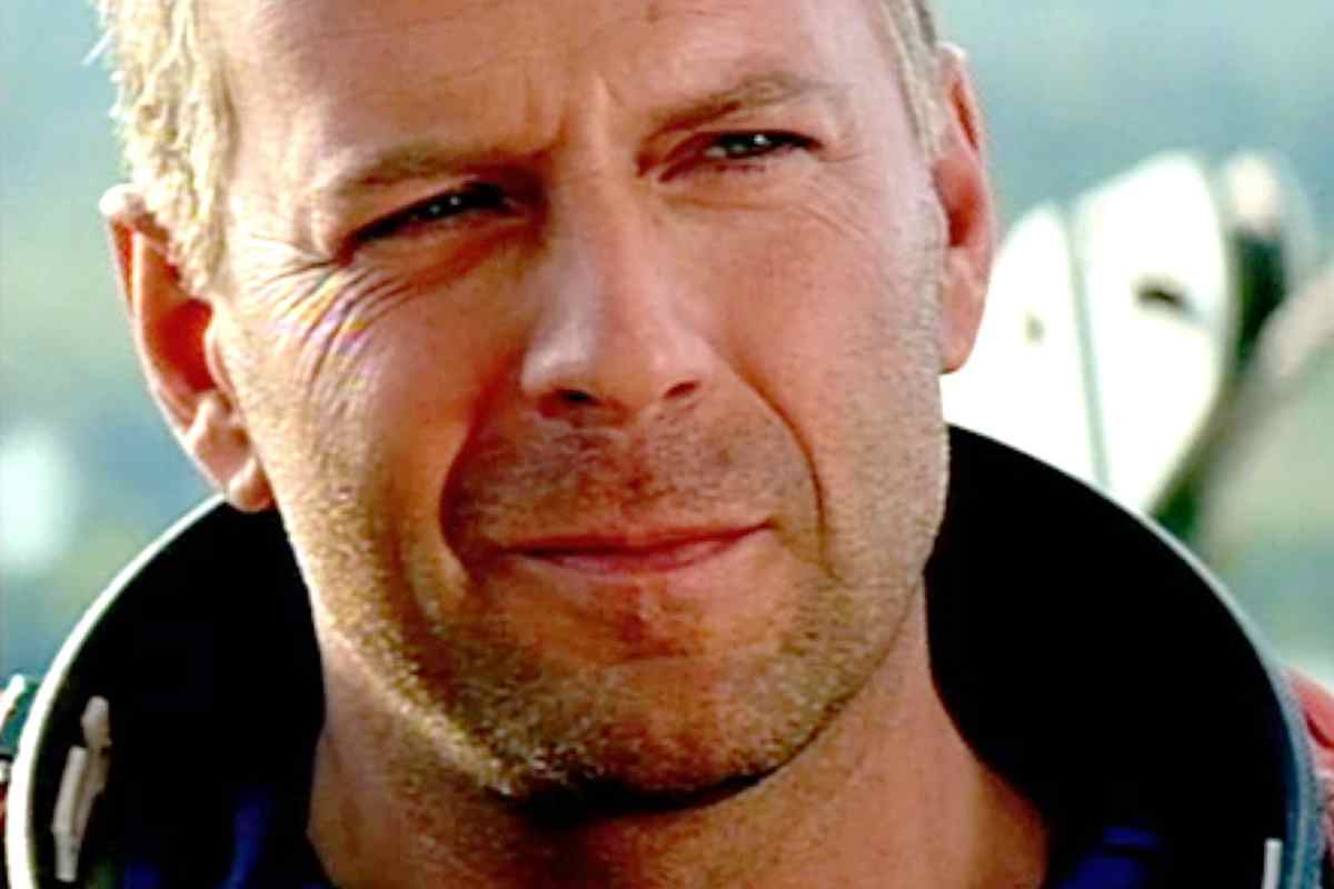 Bruce Willis in una scena di Armageddon