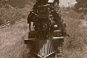 Un treno lungo i binari